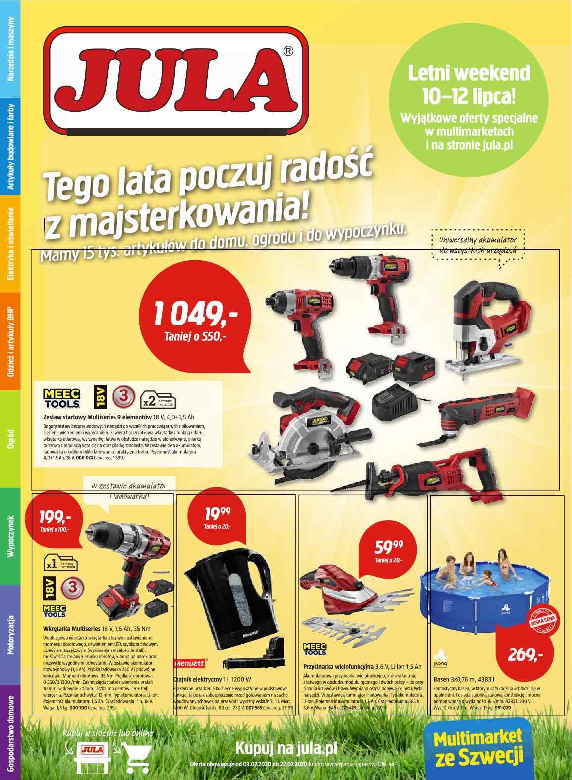 Gazetka promocyjna Jula str. 1