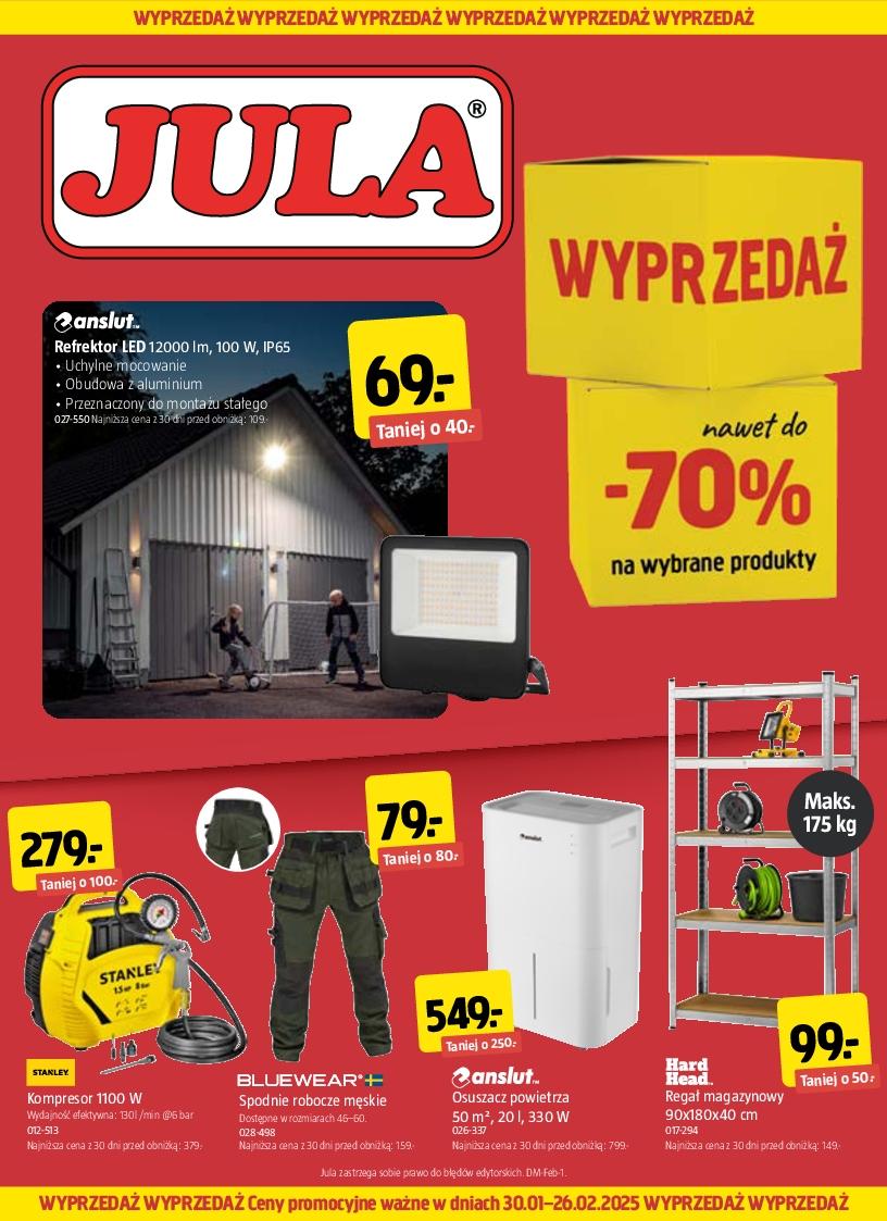 Gazetka promocyjna Jula str. 1