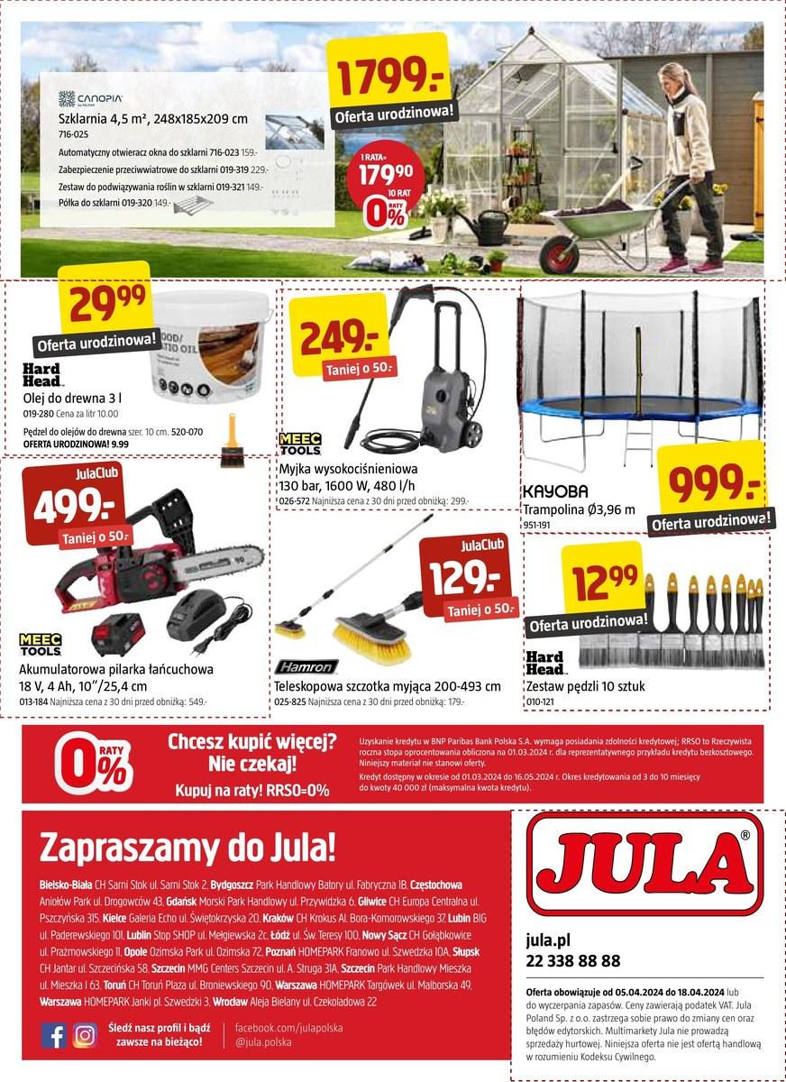 Gazetka promocyjna Jula str. 12