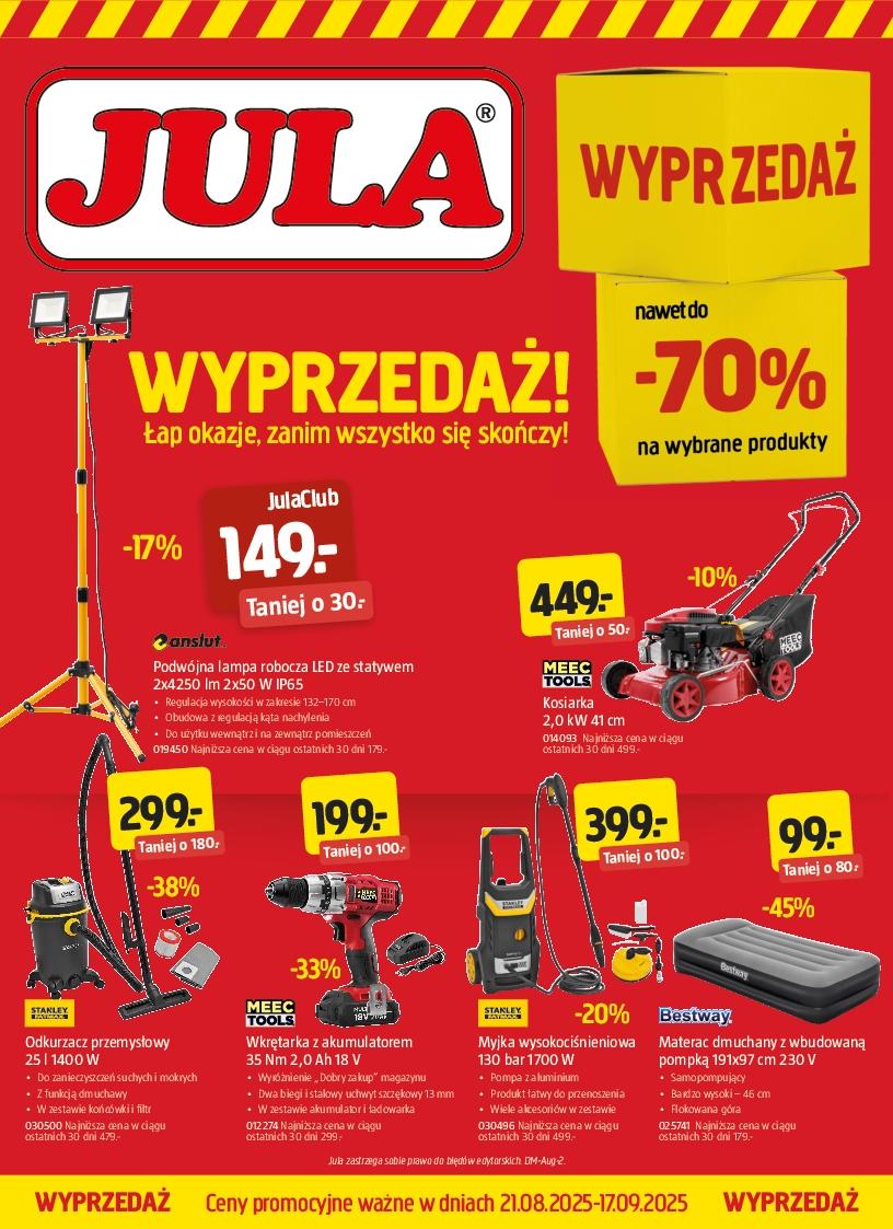 Gazetka promocyjna Jula str. 1