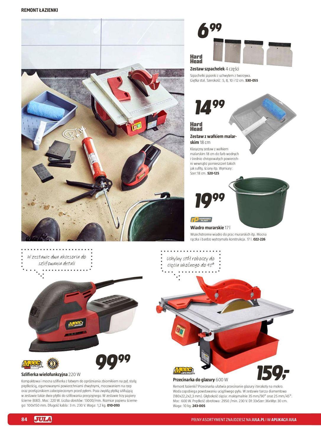 Gazetka promocyjna Jula str. 84