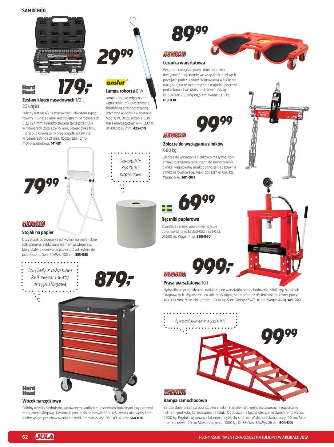 Gazetka promocyjna Jula str. 62