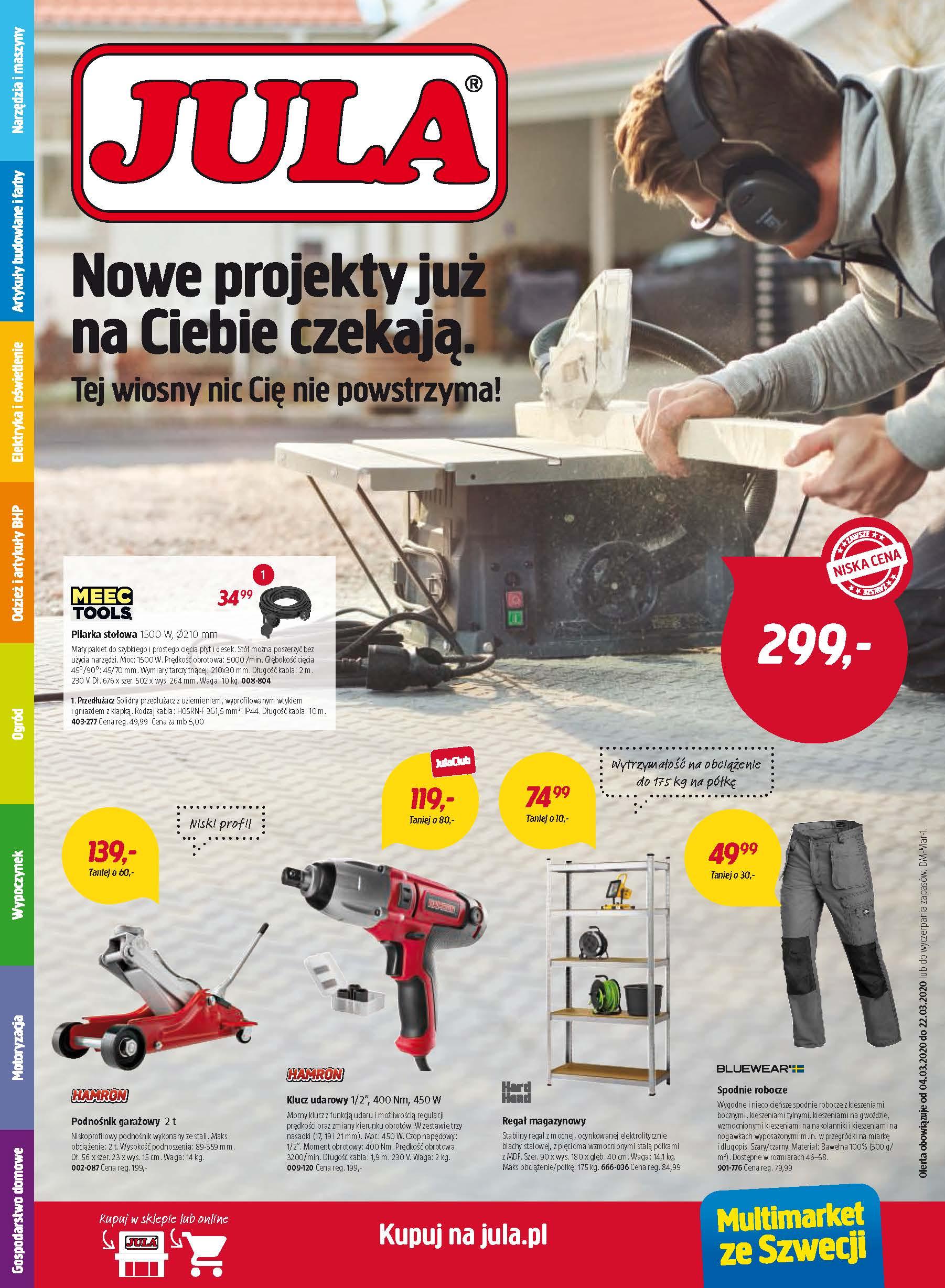 Gazetka promocyjna Jula str. 1