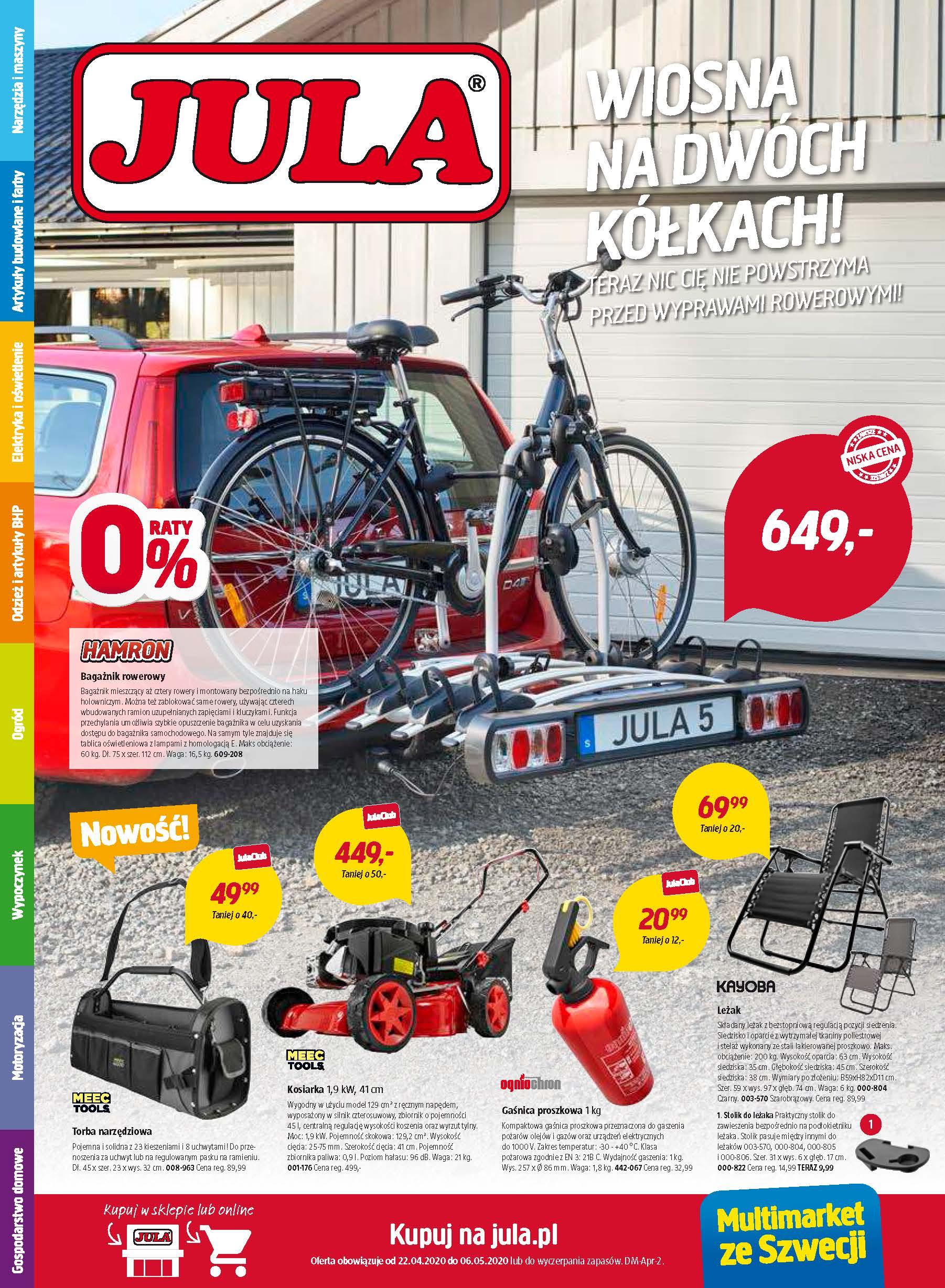 Gazetka promocyjna Jula str. 1