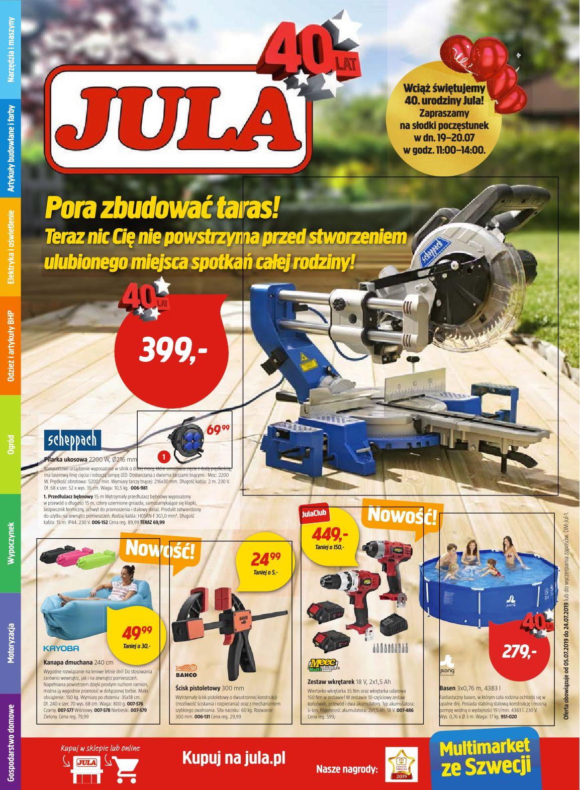 Gazetka promocyjna Jula str. 1