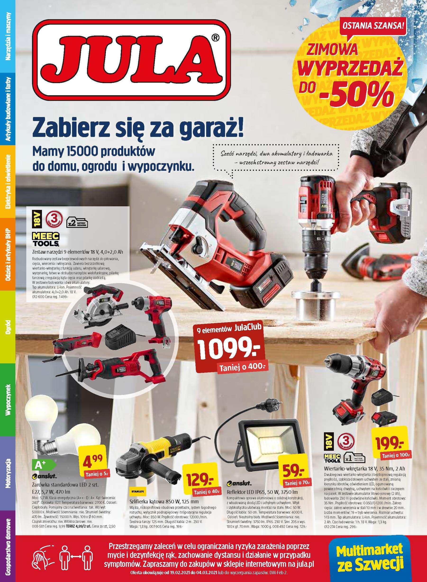 Gazetka promocyjna Jula str. 1