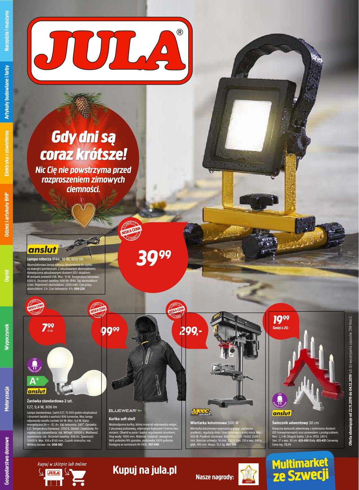 Gazetka promocyjna Jula str. 1