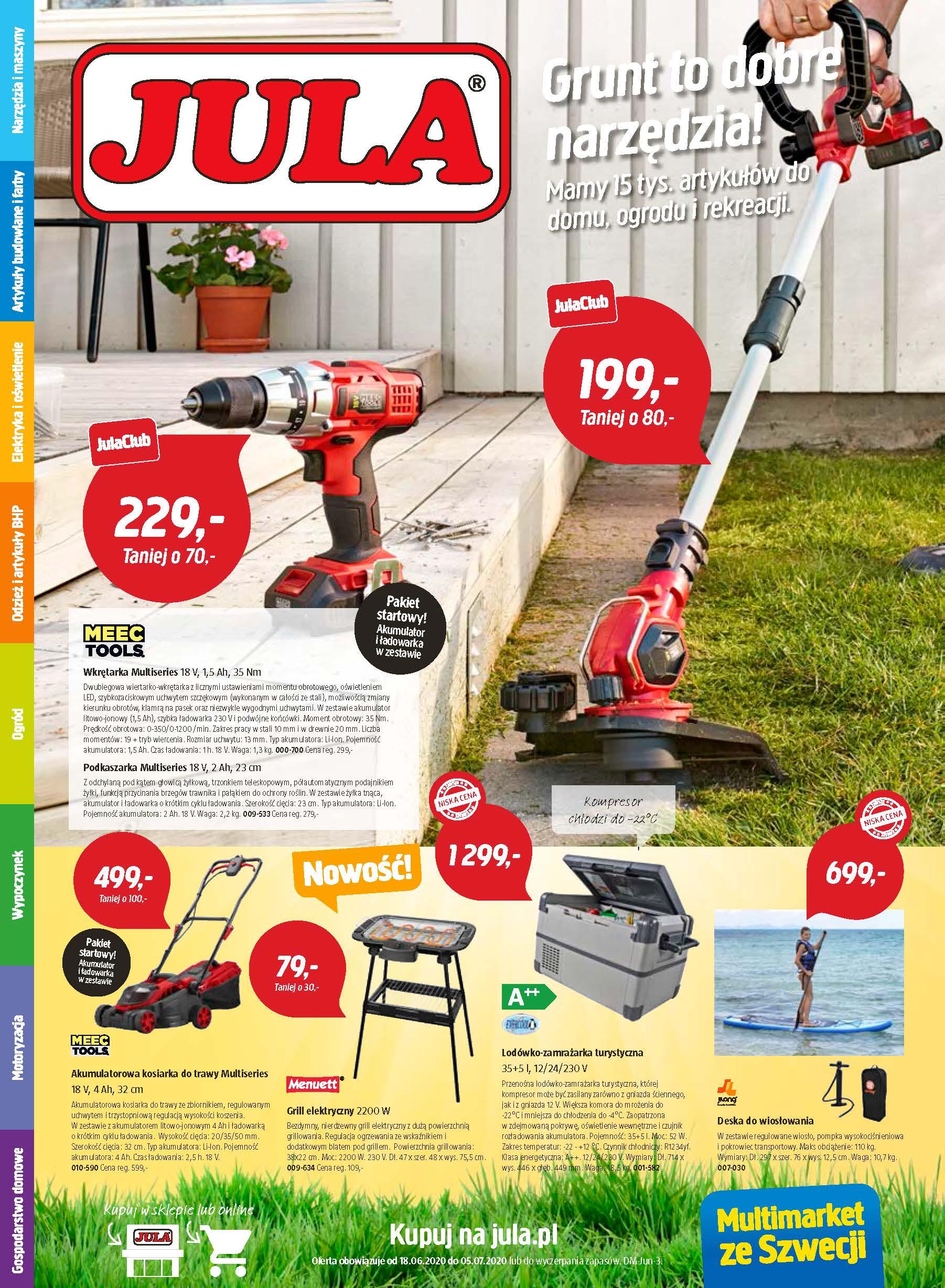 Gazetka promocyjna Jula str. 1