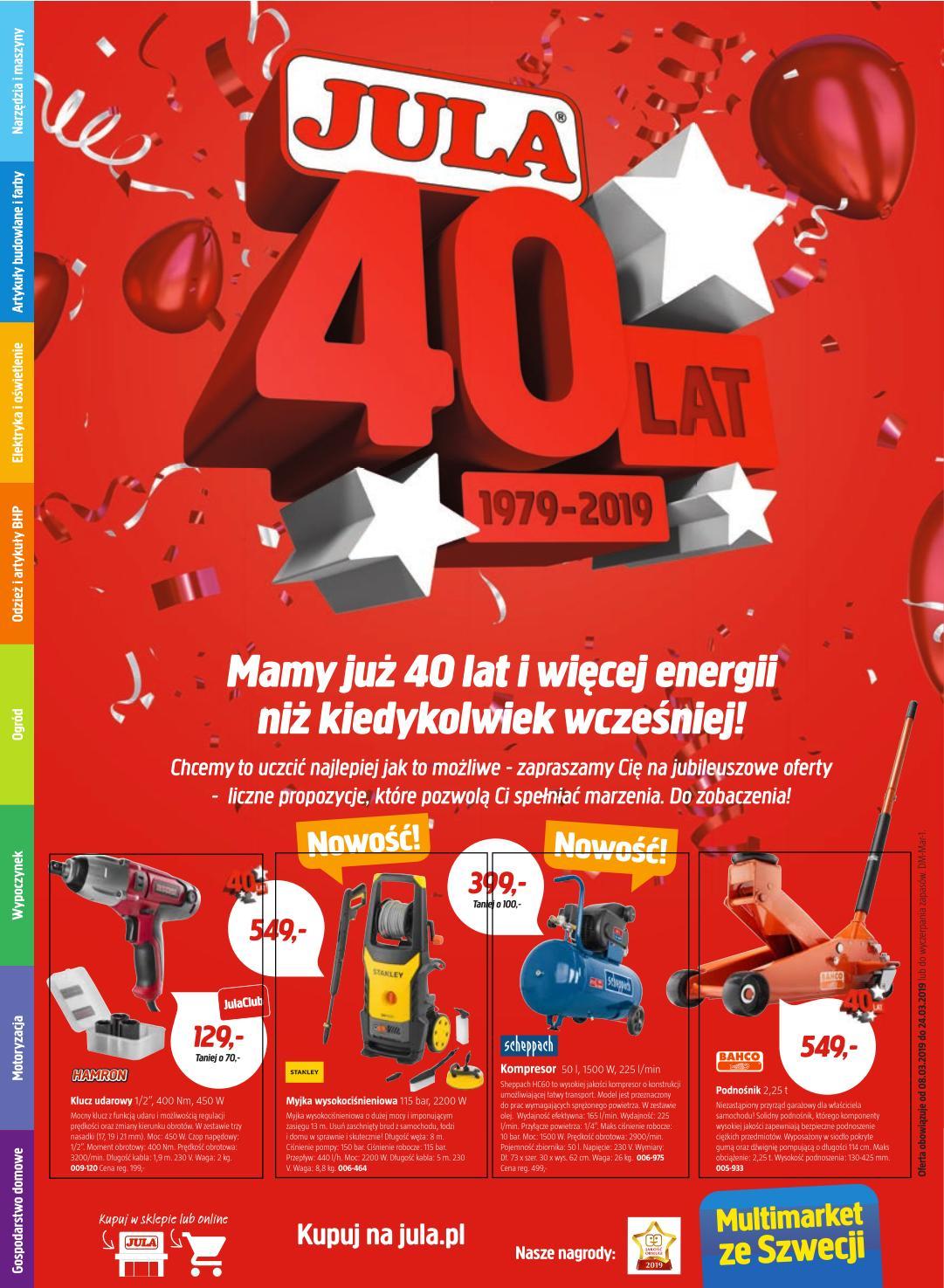 Gazetka promocyjna Jula str. 1