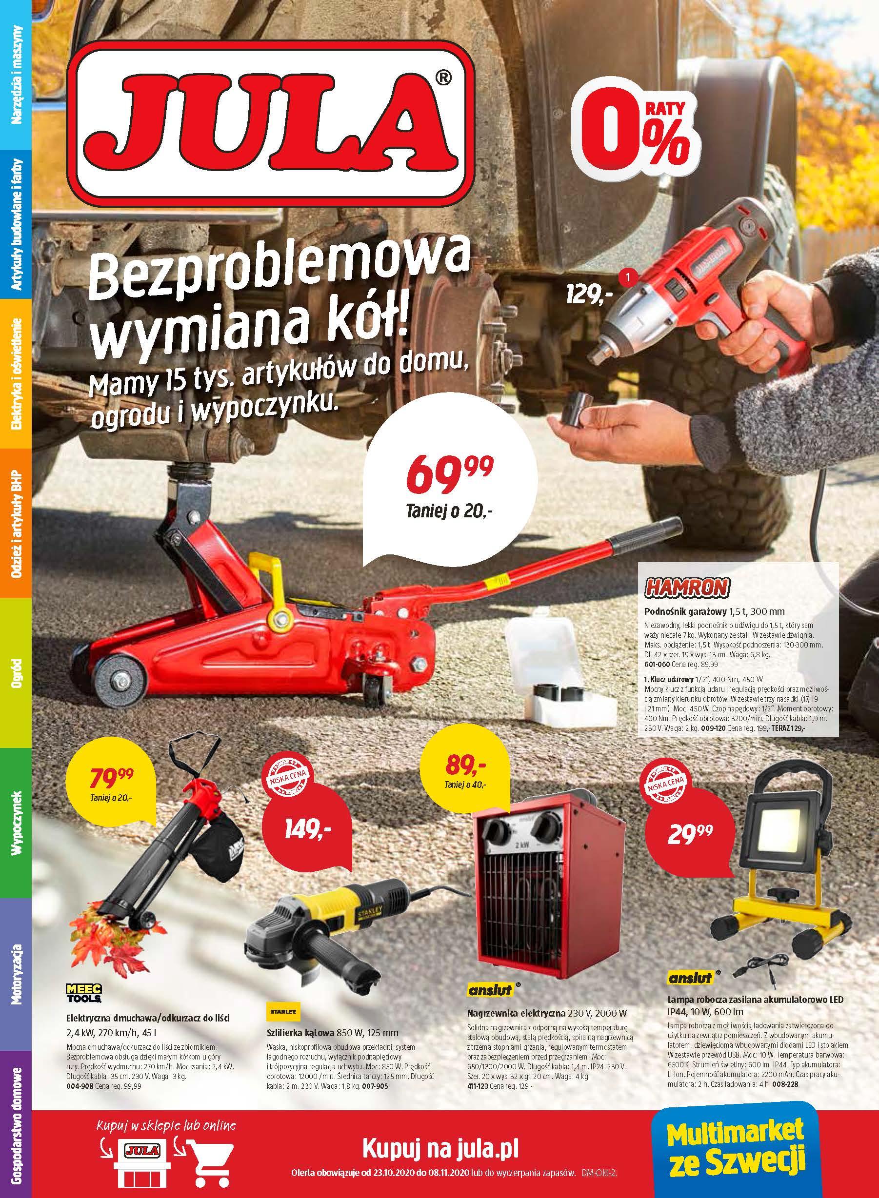 Gazetka promocyjna Jula str. 1