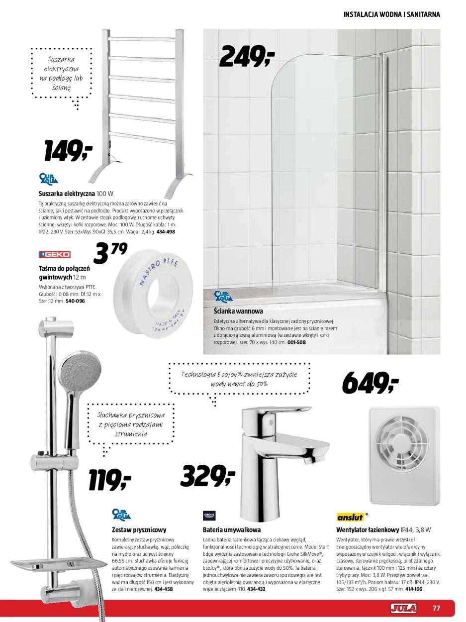 Gazetka promocyjna Jula str. 77