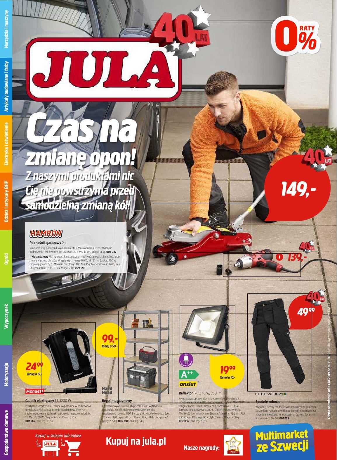 Gazetka promocyjna Jula str. 1