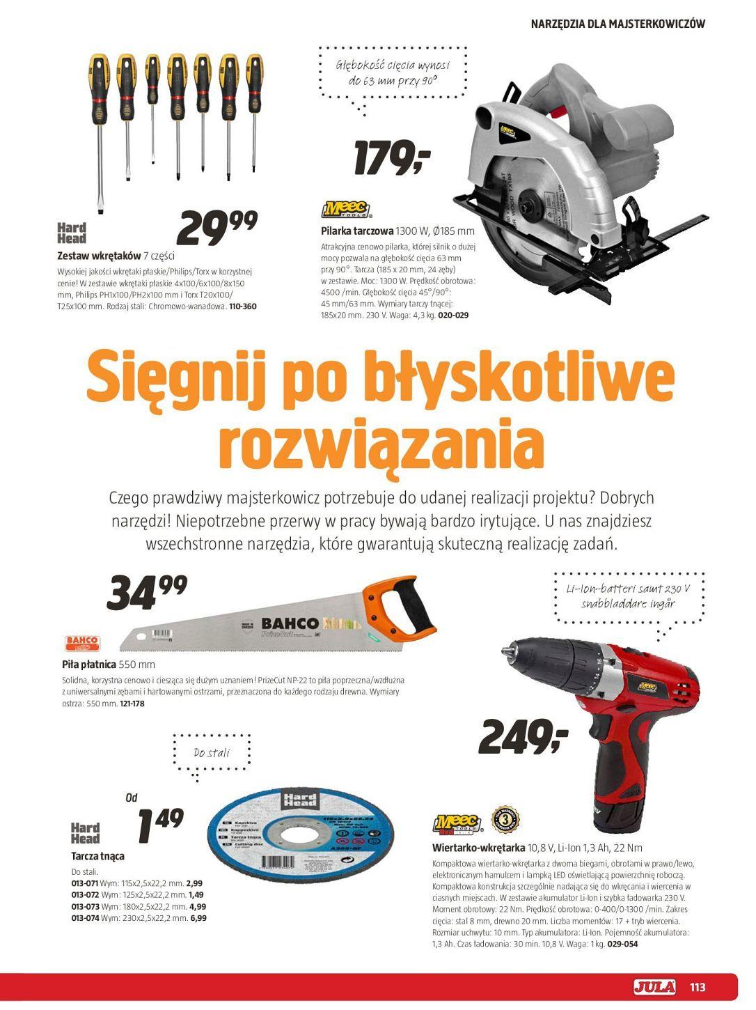 Gazetka promocyjna Jula str. 113