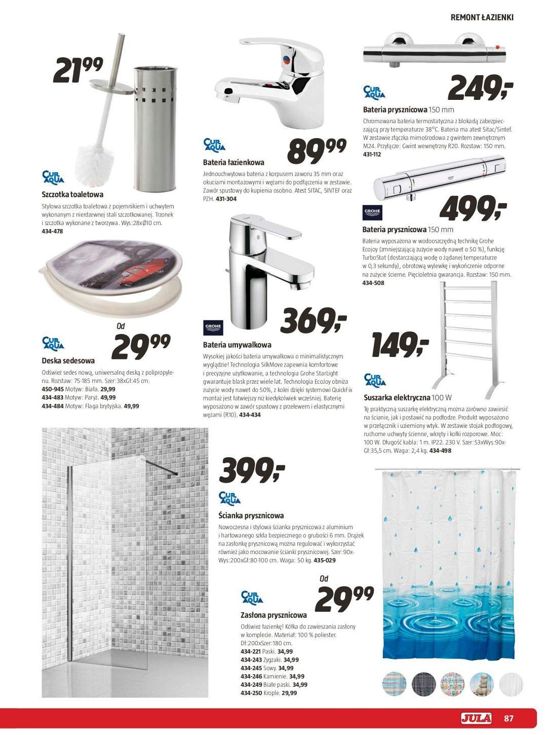 Gazetka promocyjna Jula str. 87