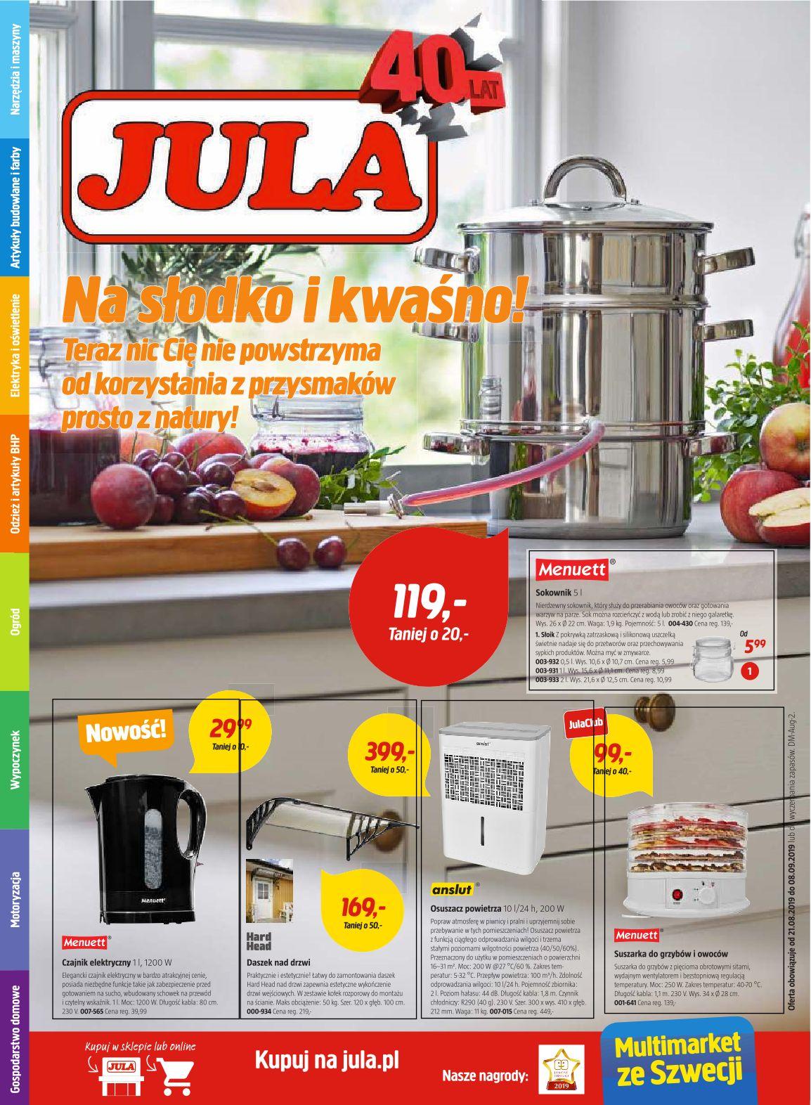 Gazetka promocyjna Jula str. 1