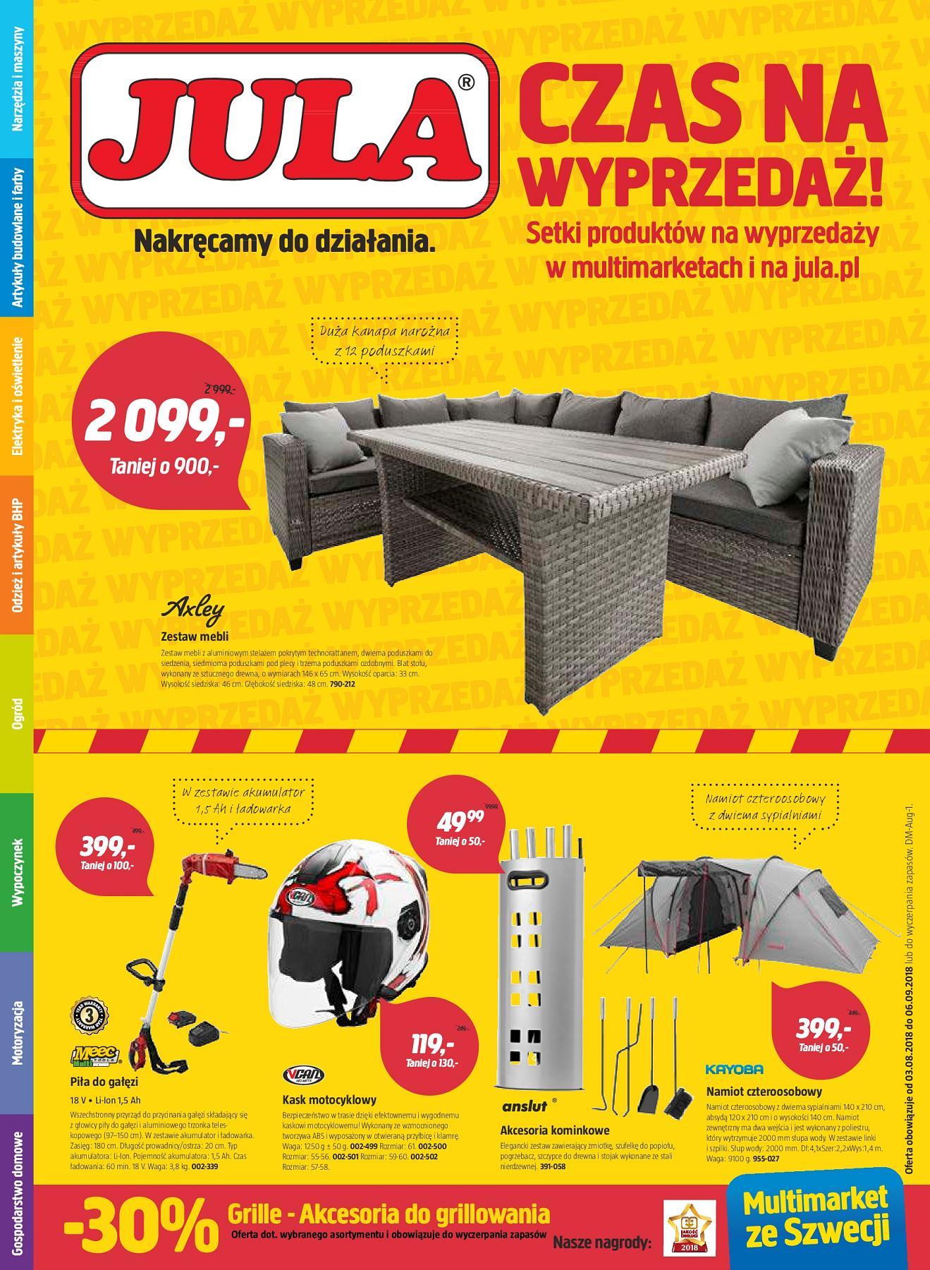 Gazetka promocyjna Jula str. 1