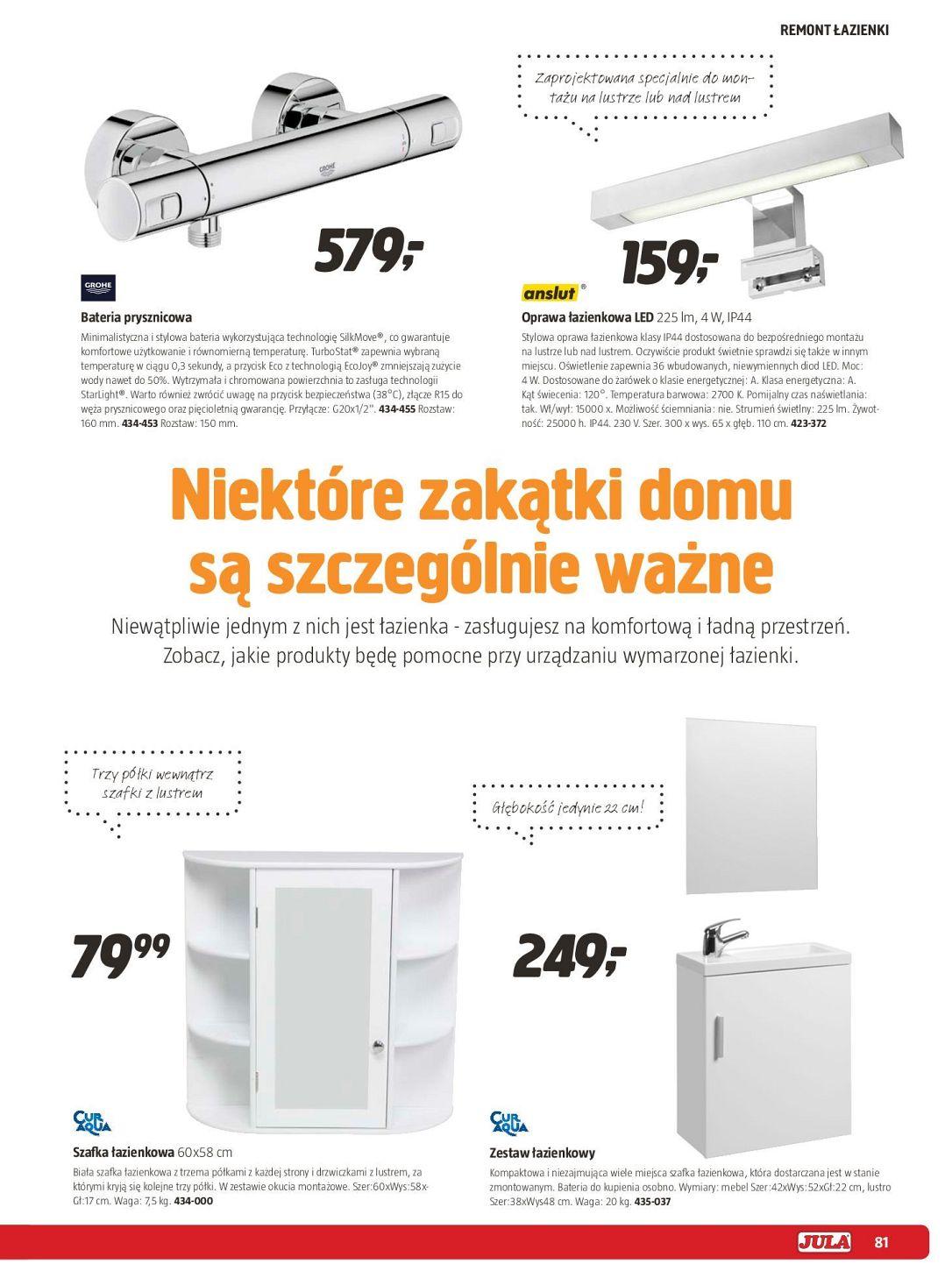 Gazetka promocyjna Jula str. 81