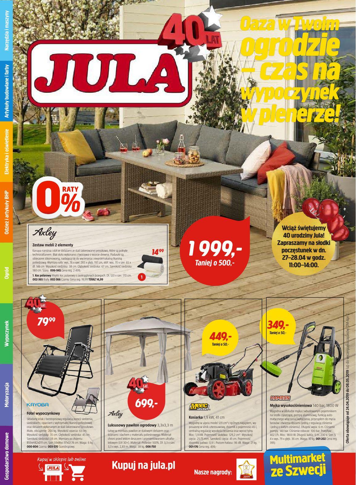 Gazetka promocyjna Jula str. 1