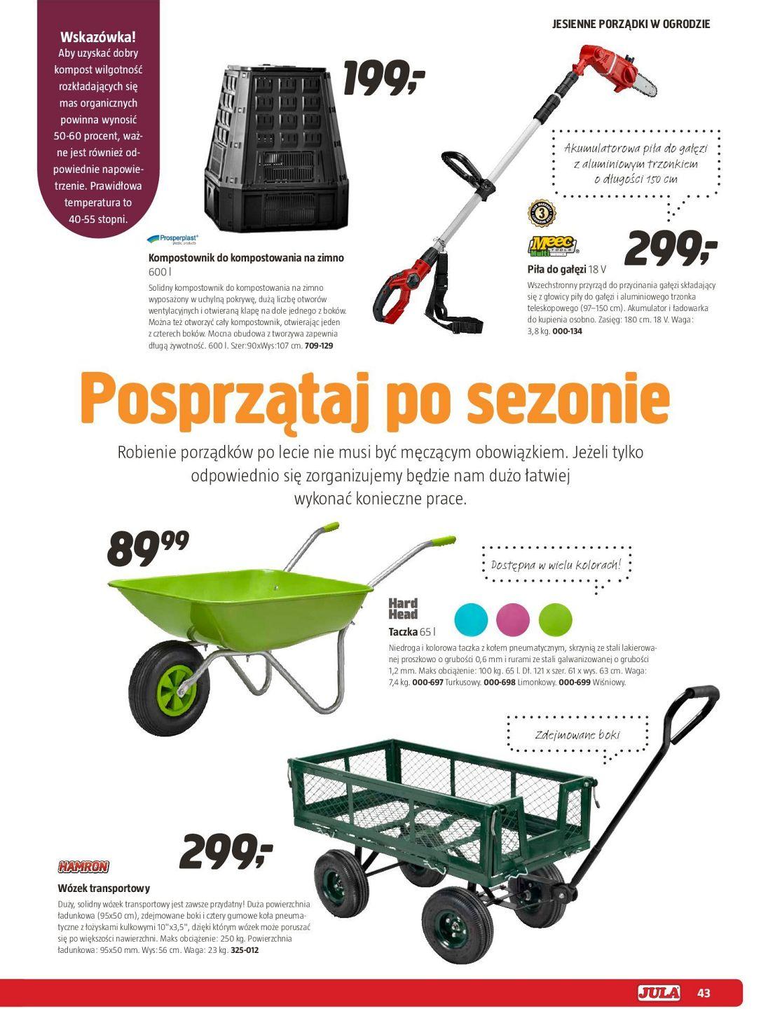 Gazetka promocyjna Jula str. 43