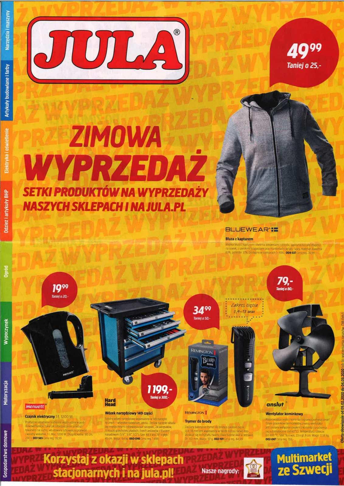 Gazetka promocyjna Jula str. 1