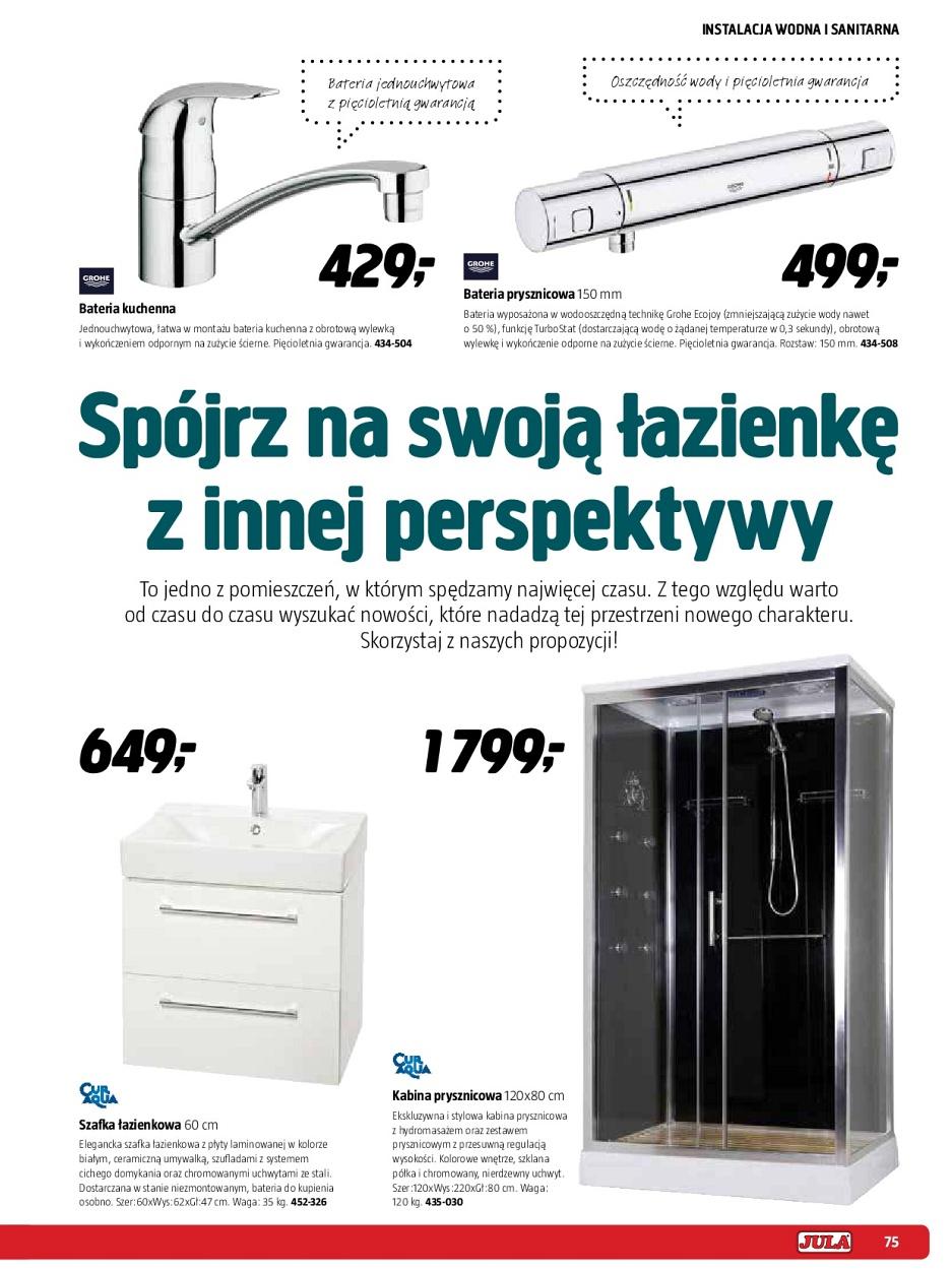 Gazetka promocyjna Jula str. 75