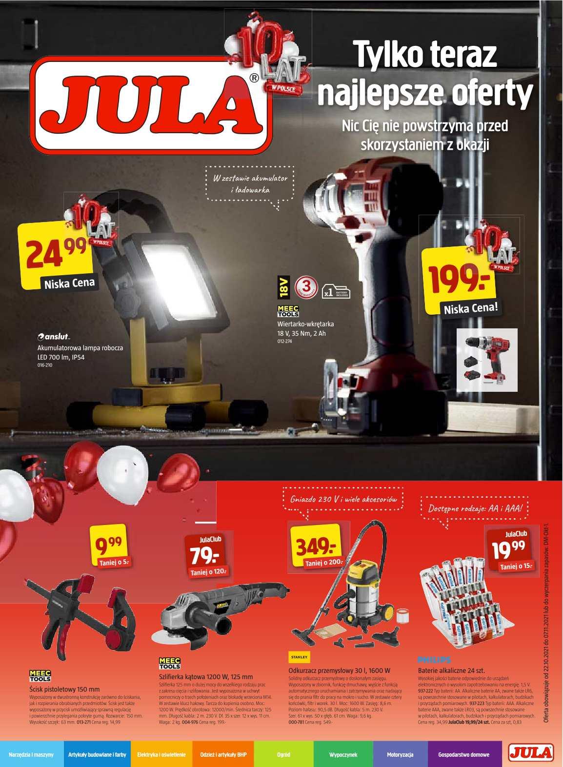 Gazetka promocyjna Jula str. 1