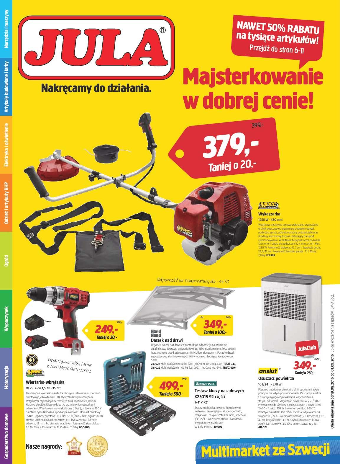 Gazetka promocyjna Jula str. 1