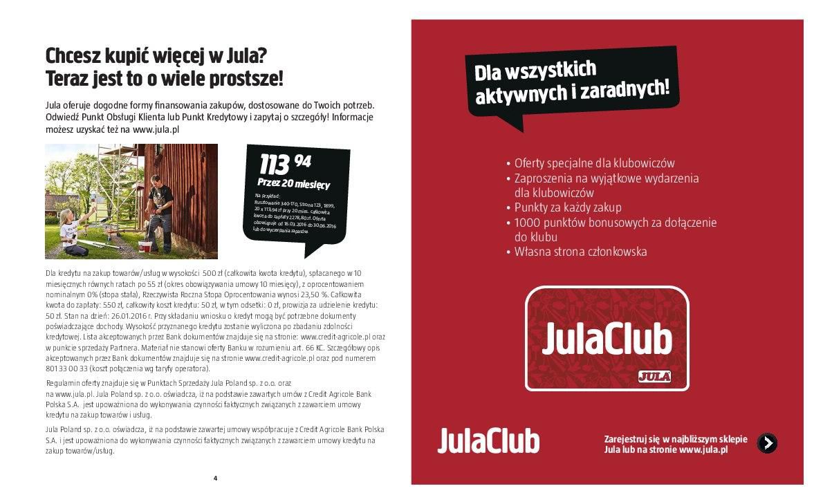 Gazetka promocyjna Jula str. 4